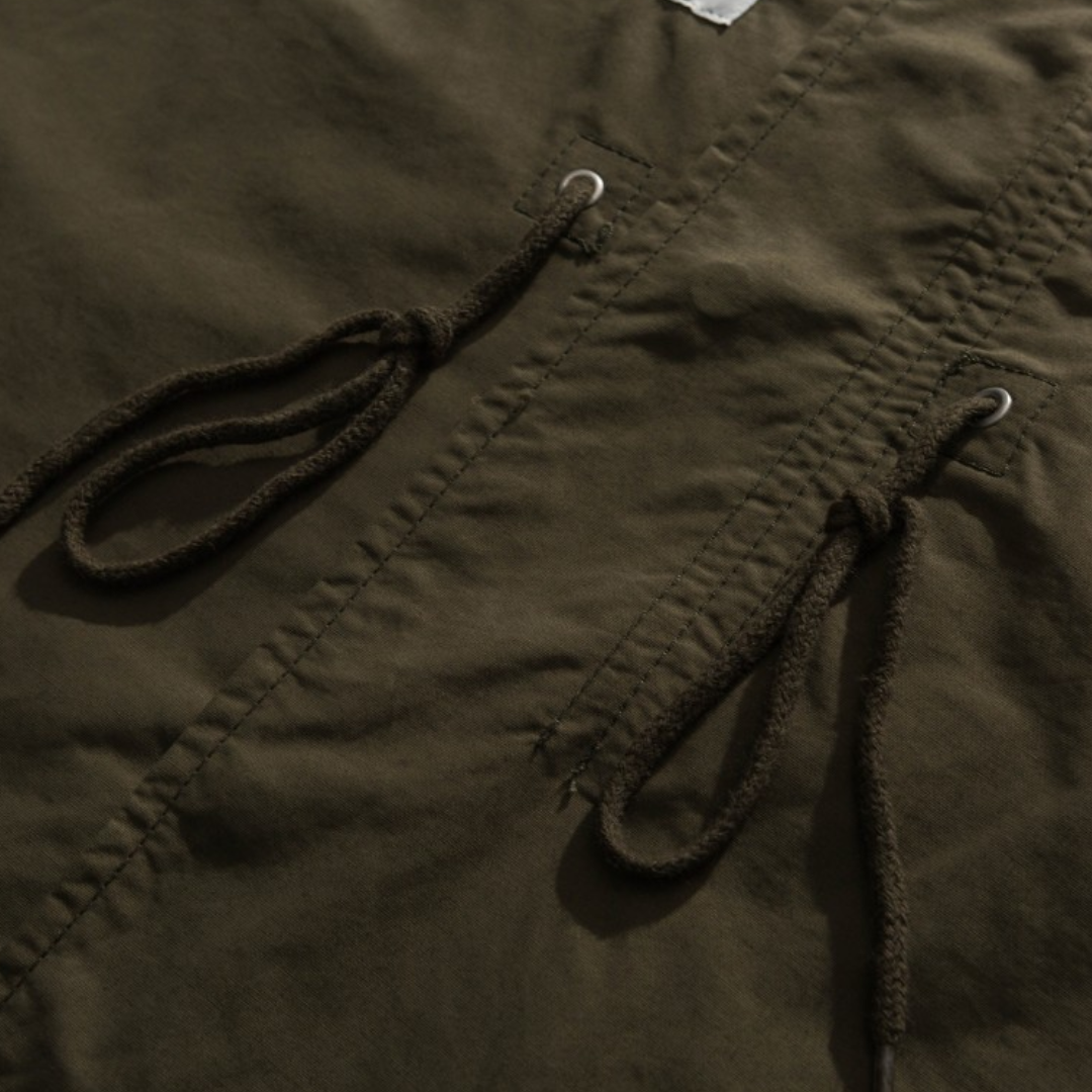 ナイロンコットン　ユーティリティ　モッズコート　N1272