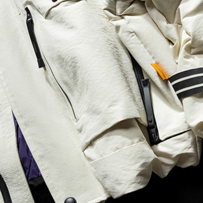 [YMORIGINAL] White Duck Down Utility Hooded Jacket N857