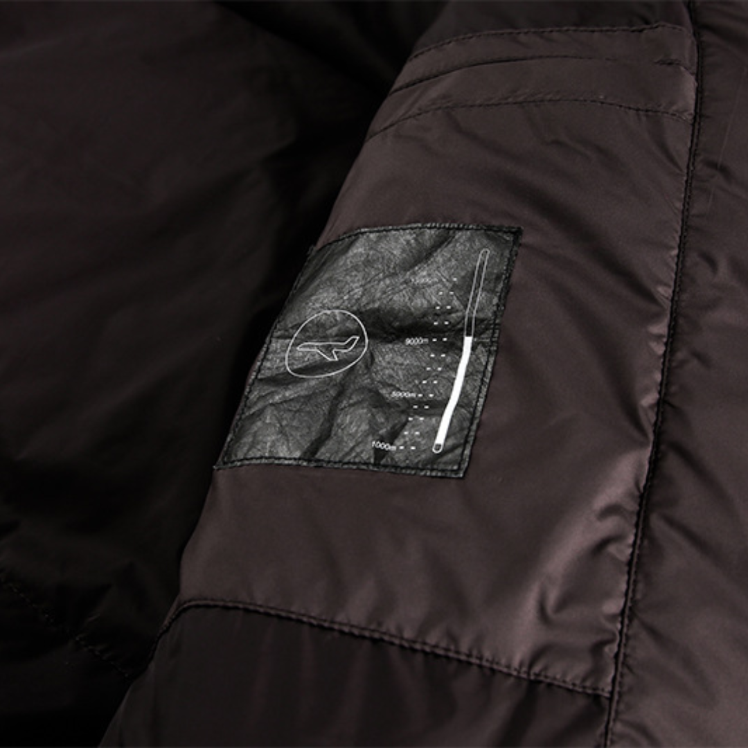 Faux layered wool polo collar knit N748