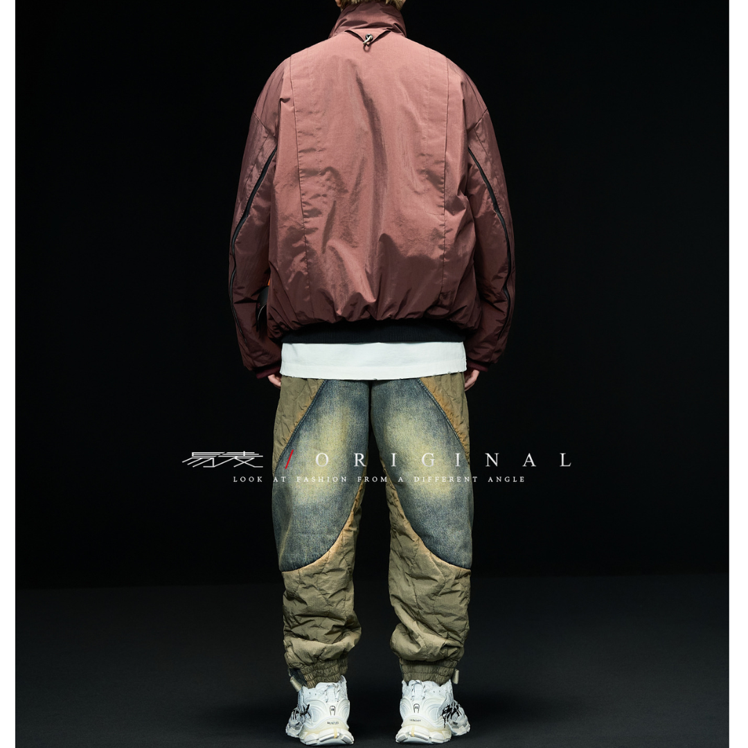 [YMORIGINAL] White Duck Down Stand Collar Jacket N841