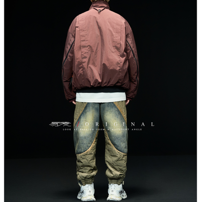 [YMORIGINAL] White Duck Down Stand Collar Jacket N841