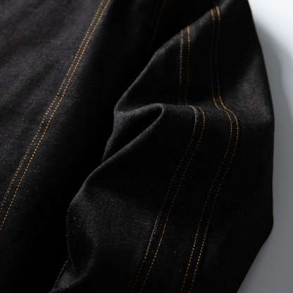 Faux layered wool polo collar knit N748