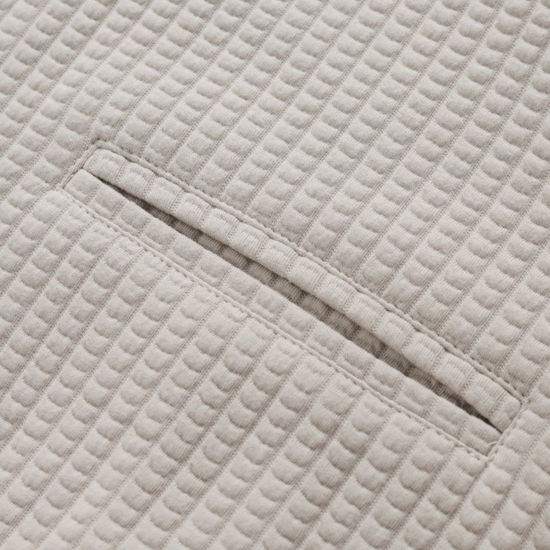 ワッフル　フードジャケット　N1042