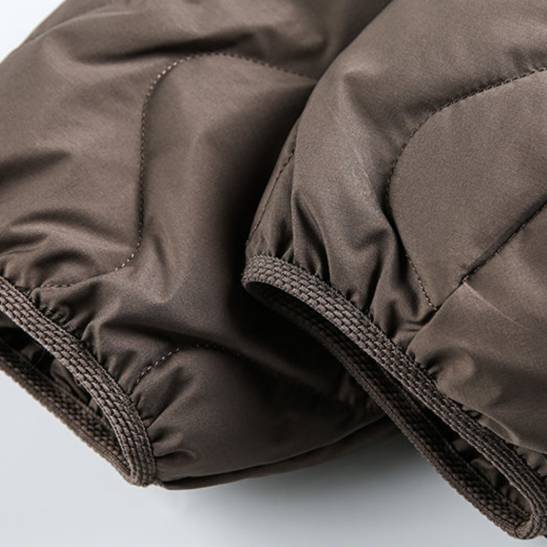 ホワイトダウン　リブカラージャケット　N962