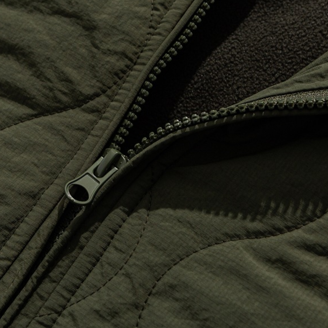 フリースライナー　ウェーブキルティング　ジャケット　N1021