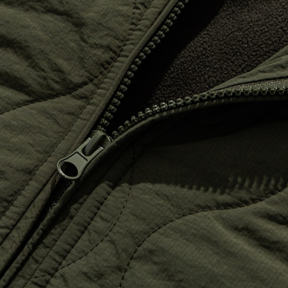 フリースライナー　ウェーブキルティング　ジャケット　N1021