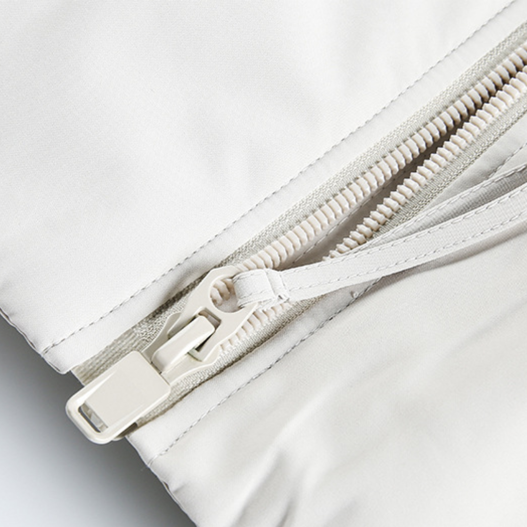 Faux layered wool polo collar knit N748