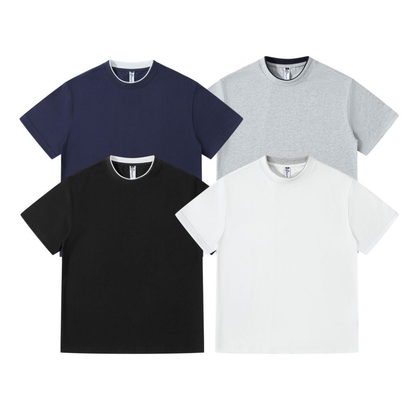 バイカラー　フェイクレイヤード　　Tシャツ　N1613