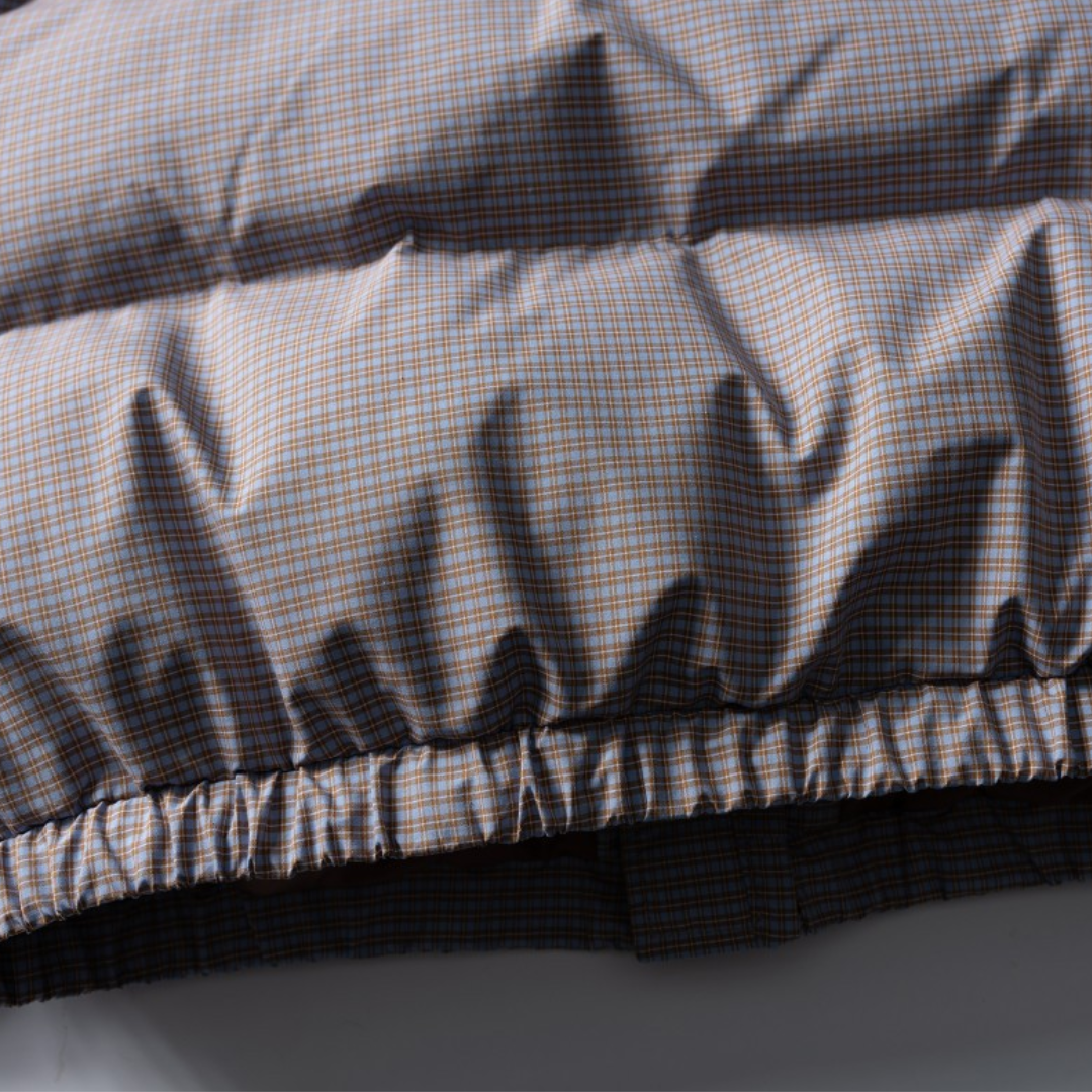 マイクロチェック　パデットジャケット　N970