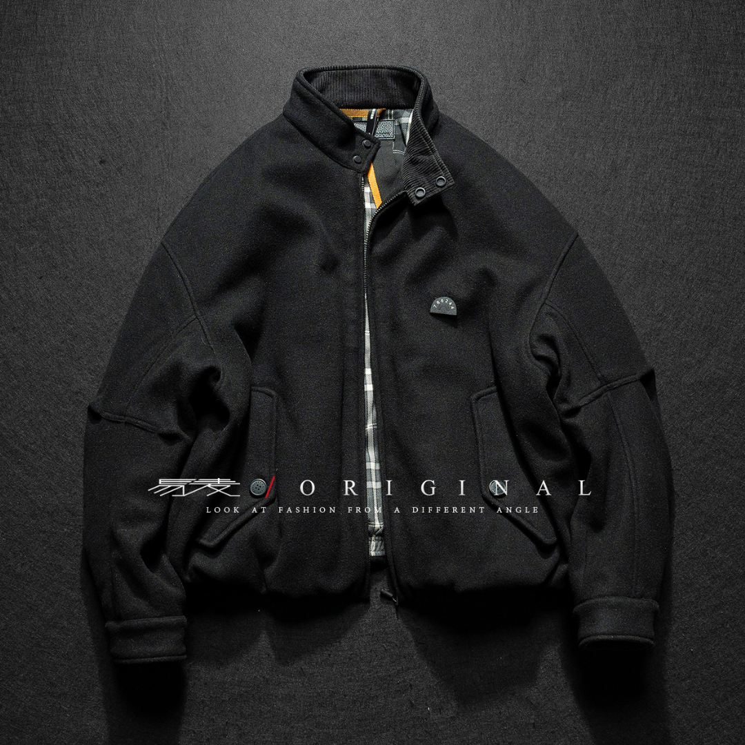 [YMORIGINAL] White Duck Down Woolly PE Stand Jacket N851