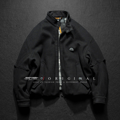 [YMORIGINAL] White Duck Down Woolly PE Stand Jacket N851