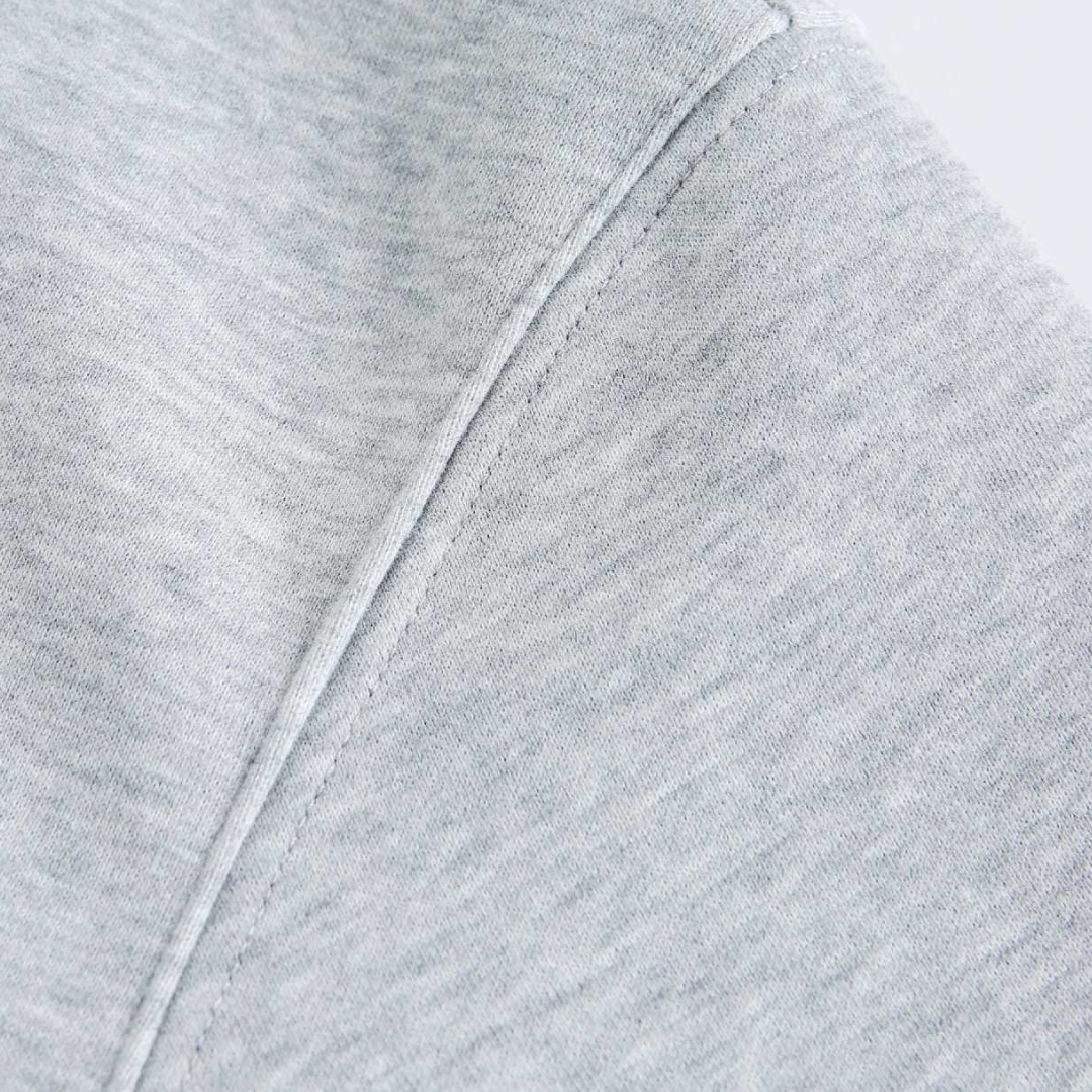 メランジ　ハーフジップ　スウェットシャツ　N1258