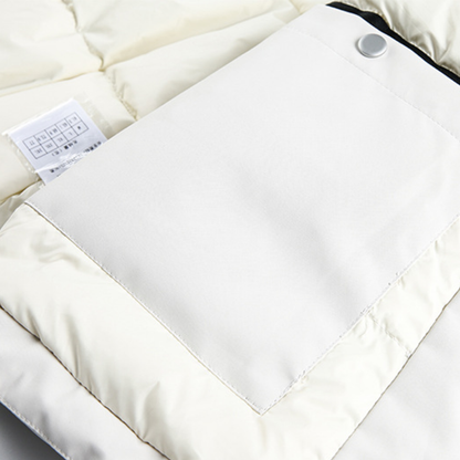 Faux layered wool polo collar knit N748