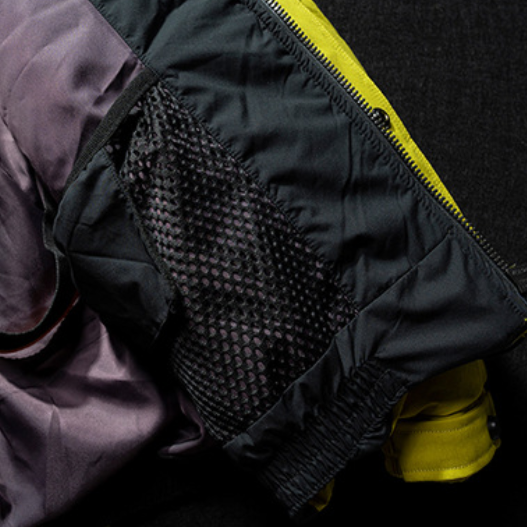 [YMORIGINAL] White Duck Down Zip Pocket Hooded Jacket N852