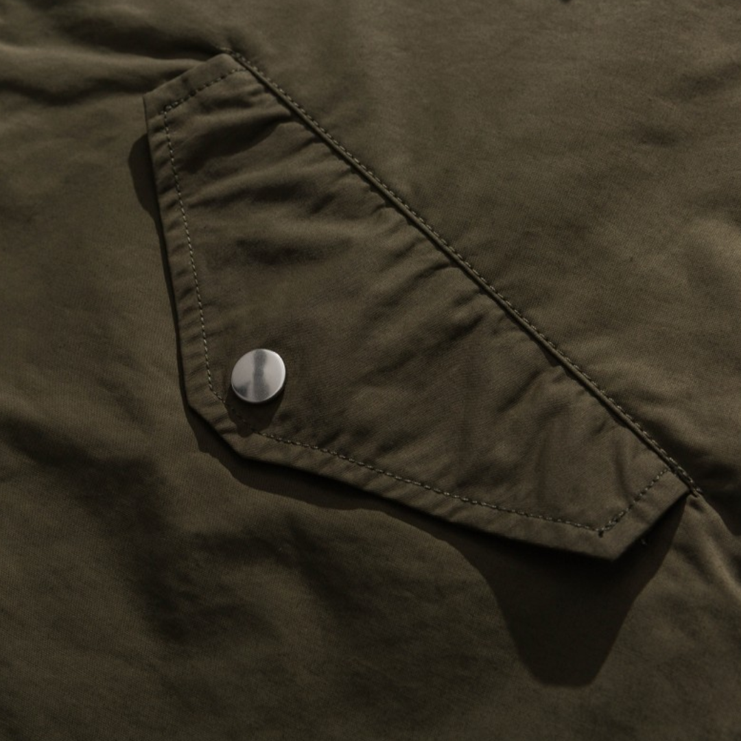 ナイロンコットン　ユーティリティ　モッズコート　N1272