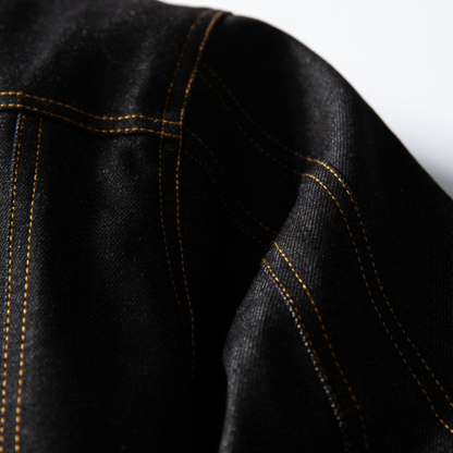 Faux layered wool polo collar knit N748