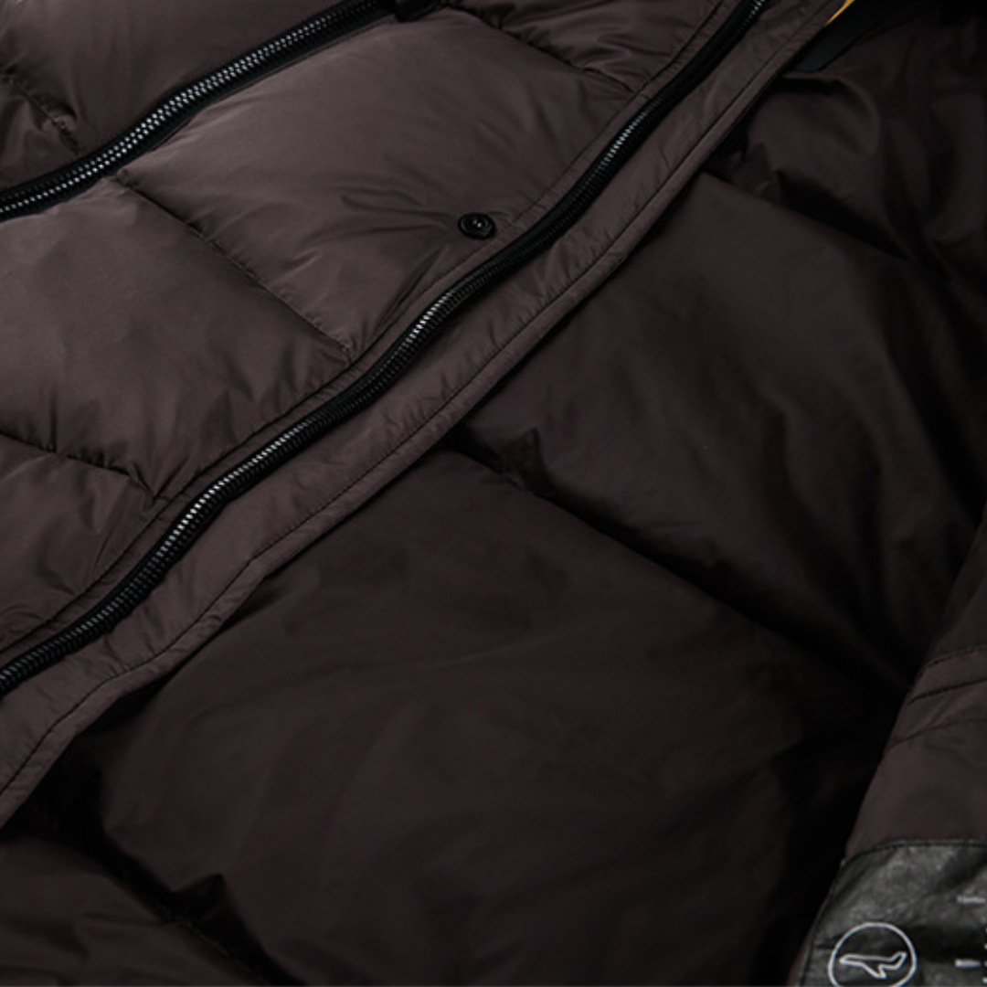 Faux layered wool polo collar knit N748