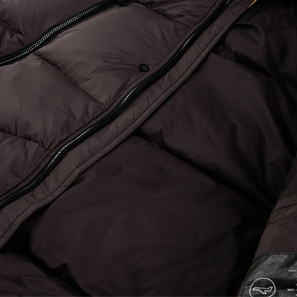 Faux layered wool polo collar knit N748