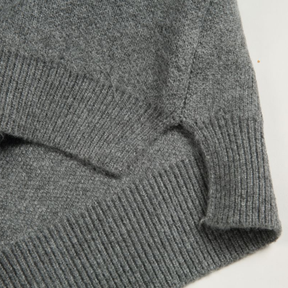 サイドスリット　プルオーバー　ニットパーカー　N874