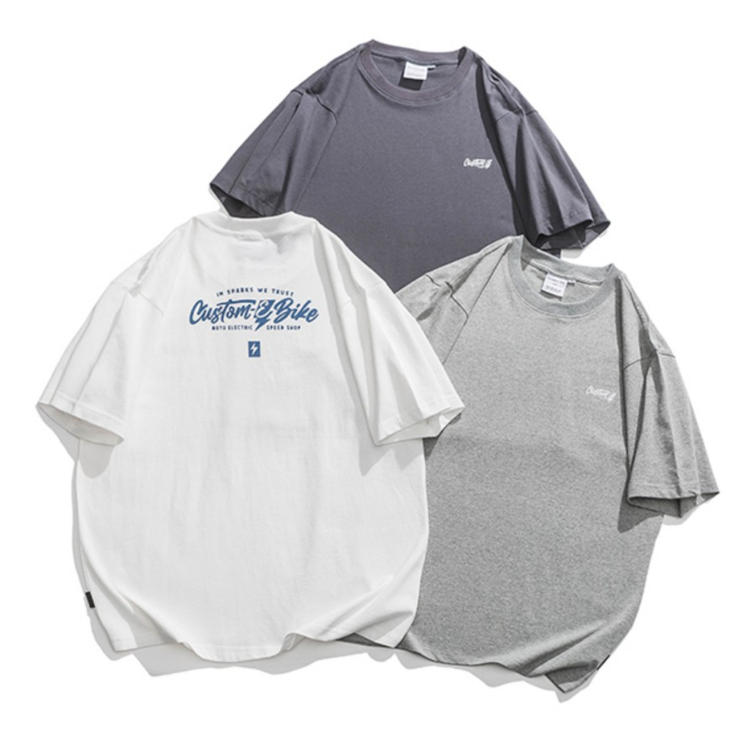 【Custom Bike】バックプリントTシャツ　N1530