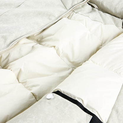 Faux layered wool polo collar knit N748