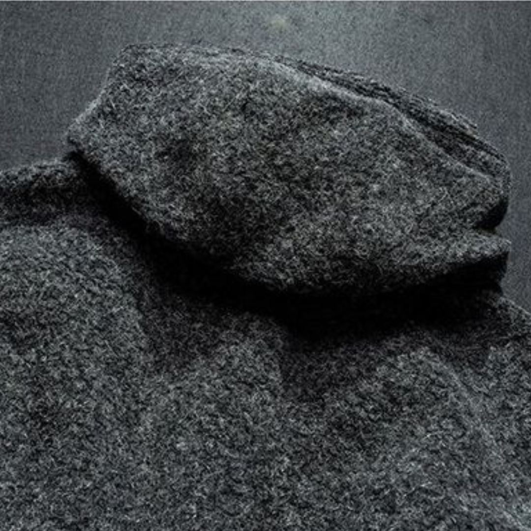 【Y.M.ORIGINAL】ホワイトグースダウン　ツイード　フードジャケット　N845