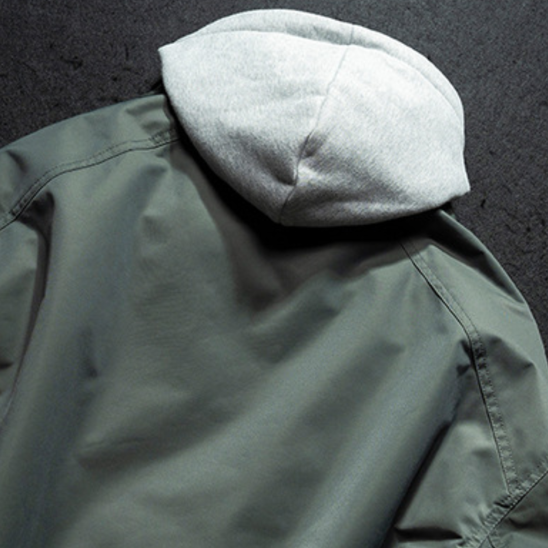 [YMORIGINAL] White Duck Down Faux Layered Jacket N853