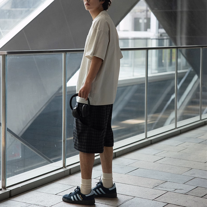 バックサイド　布帛切り替え　Tシャツ　N404
