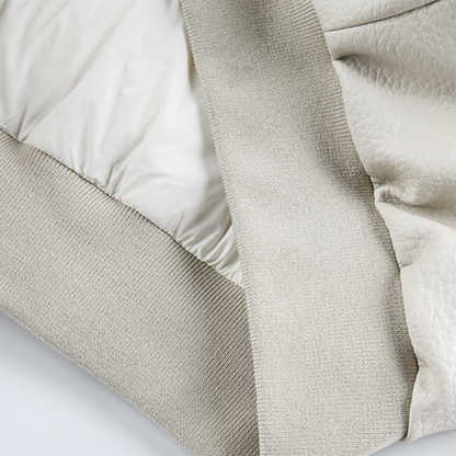 Faux layered wool polo collar knit N748