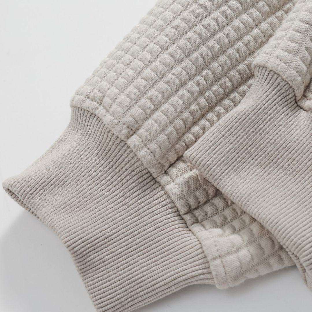 ワッフル　フードジャケット　N1042