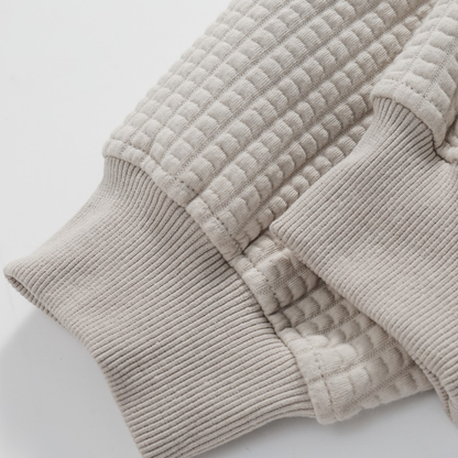 ワッフル　フードジャケット　N1042