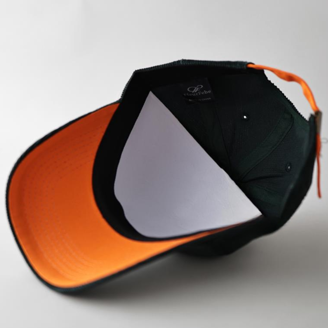 【B】ポイントロゴ　コーデュロイキャップ　N597