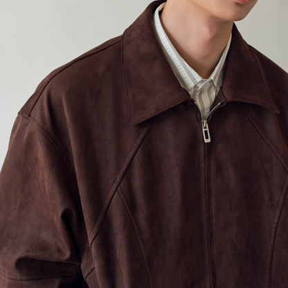 PEスエード ラグランスリーブ ジャケット N720