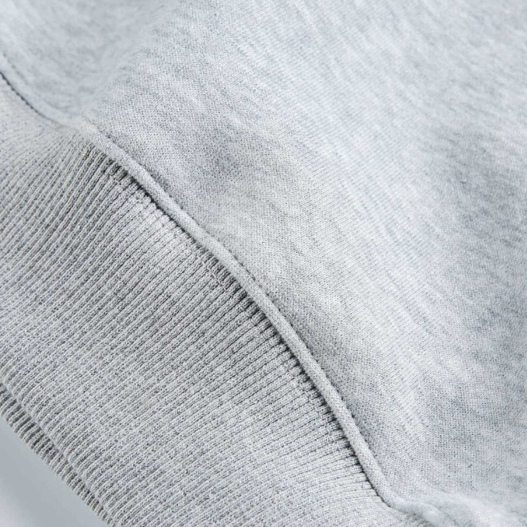 メランジ　ハーフジップ　スウェットシャツ　N1258