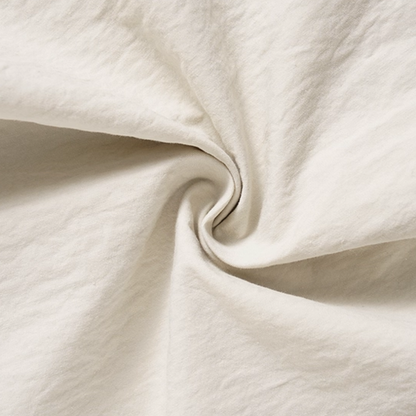 コットンナイロン  タックワイド　ストレートパンツ N733