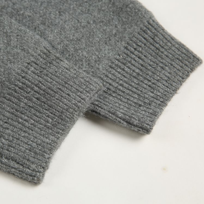 サイドスリット　プルオーバー　ニットパーカー　N874