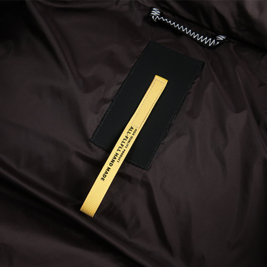 Faux layered wool polo collar knit N748