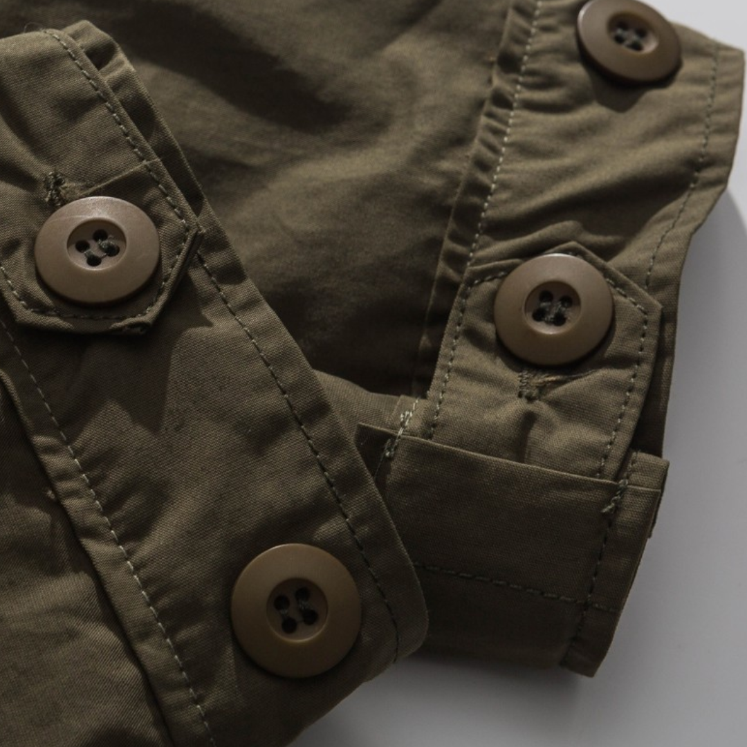 ナイロンコットン　ユーティリティ　モッズコート　N1272