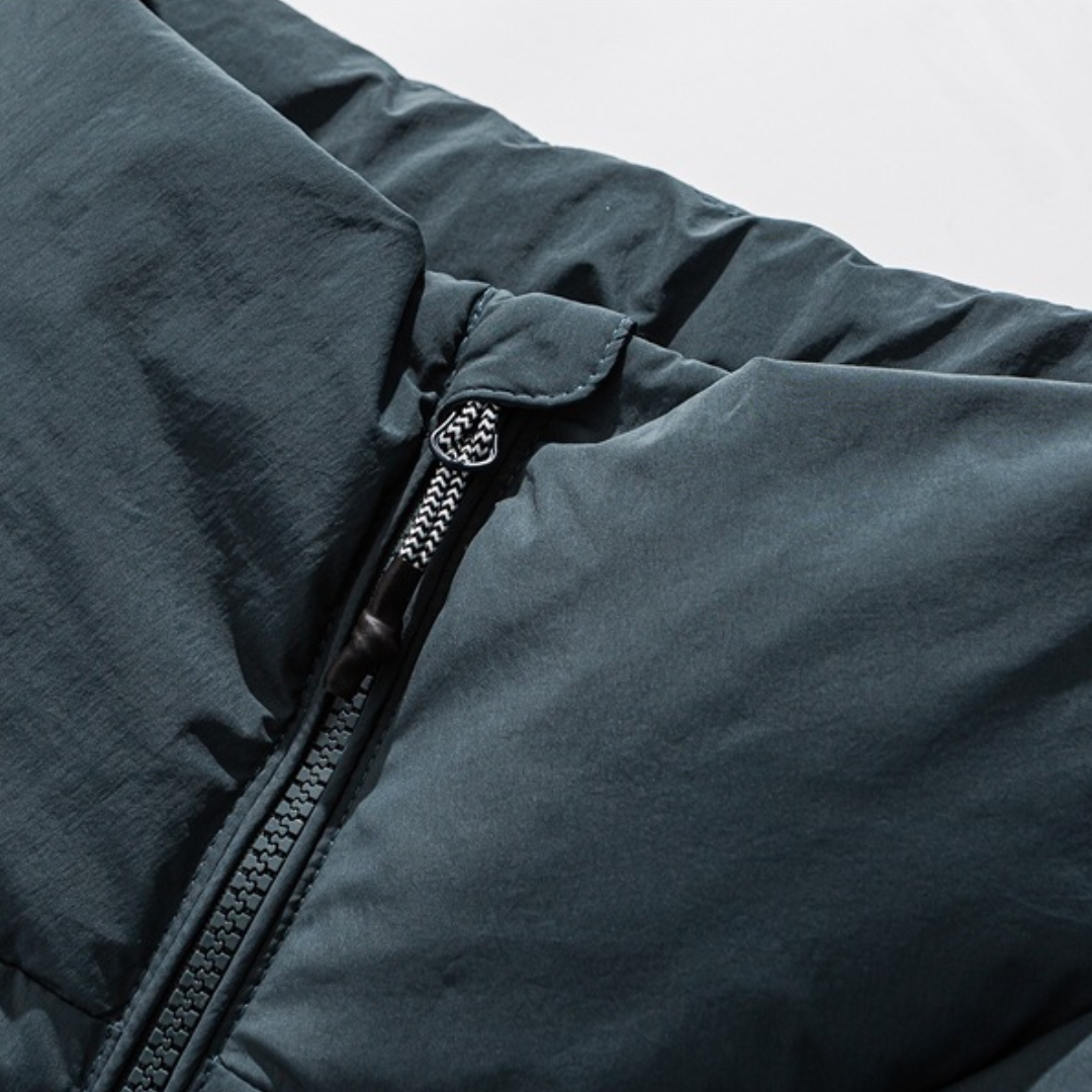 ホワイトダウン　パネル　ダウンベスト　N1023