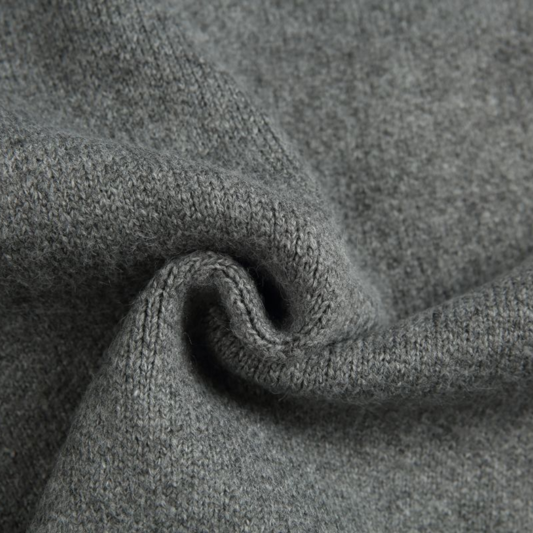 サイドスリット　プルオーバー　ニットパーカー　N874