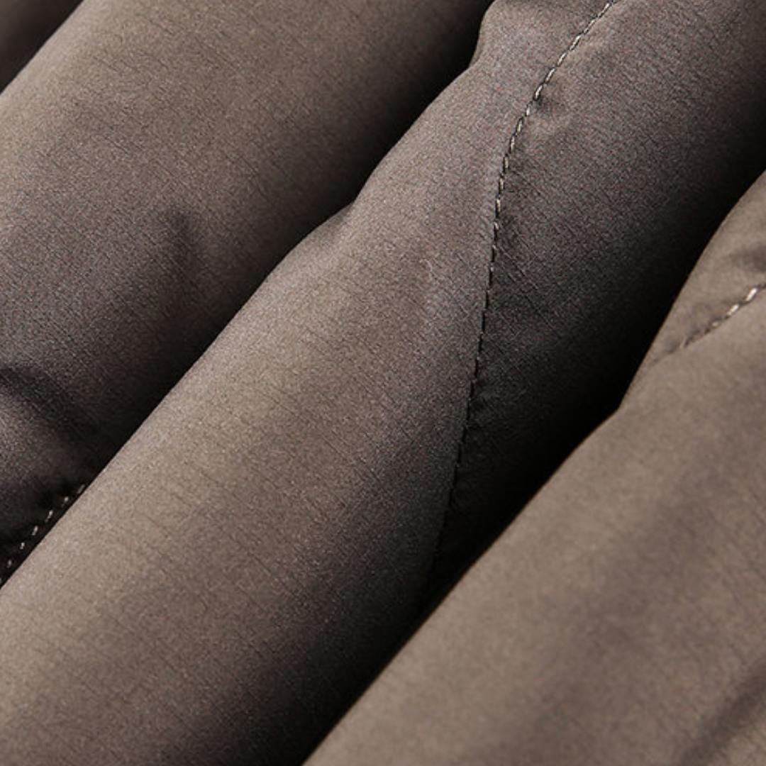 ホワイトダウン　リブカラージャケット　N962