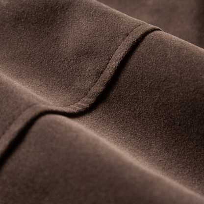 Faux layered wool polo collar knit N748