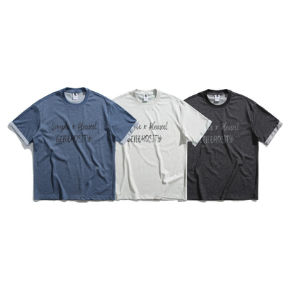 【GENEROSITY】メッセージ　Tシャツ　N1608