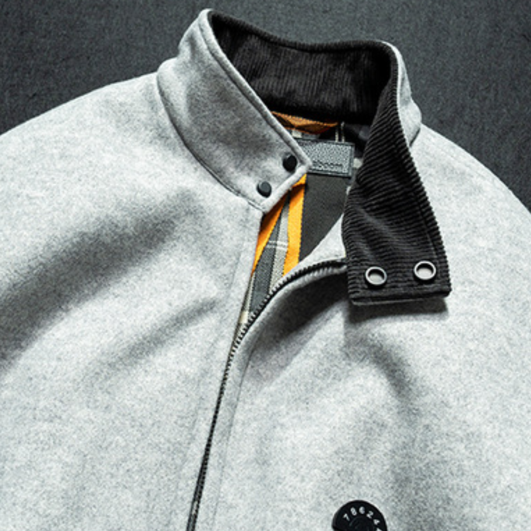 [YMORIGINAL] White Duck Down Woolly PE Stand Jacket N851