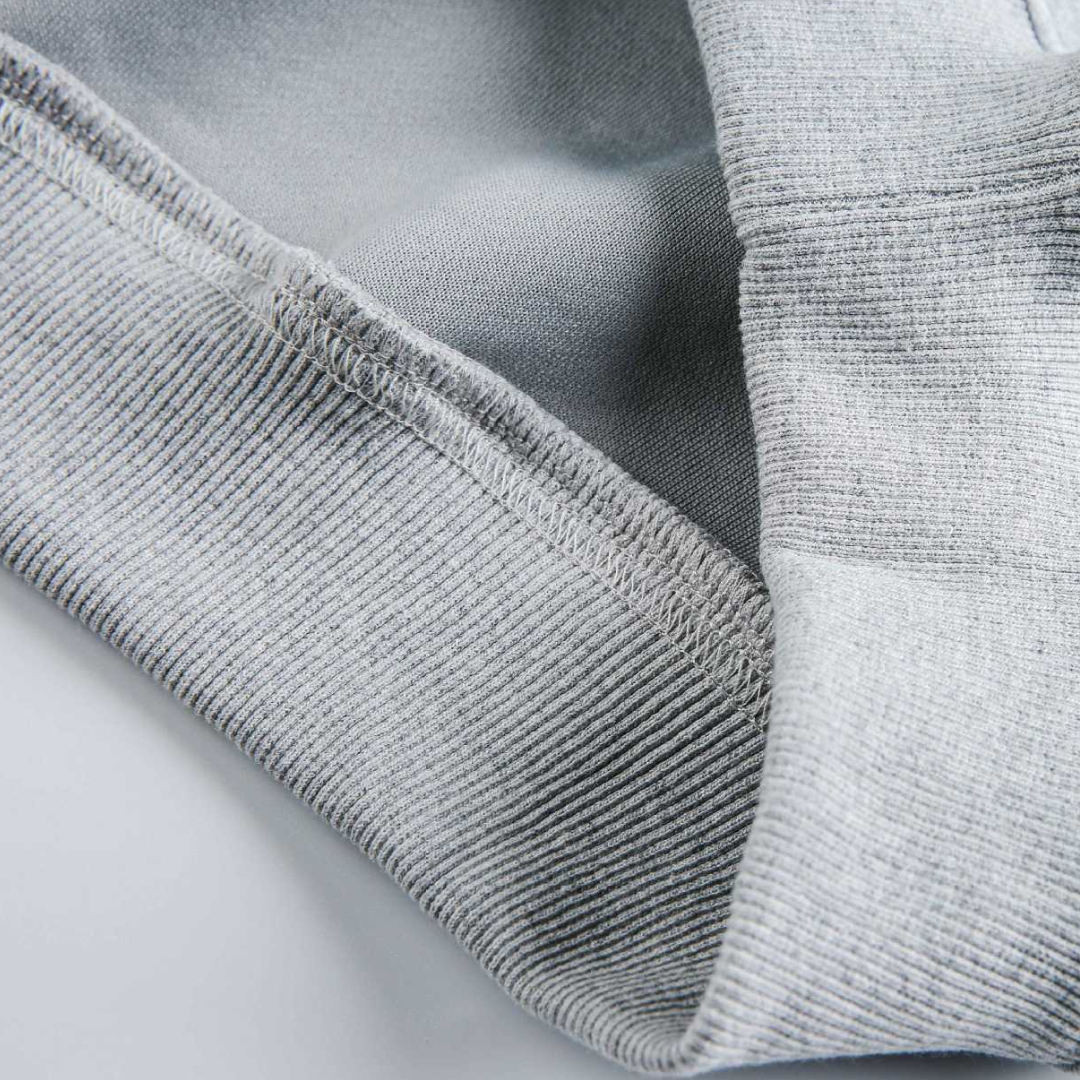 メランジ　ハーフジップ　スウェットシャツ　N1258