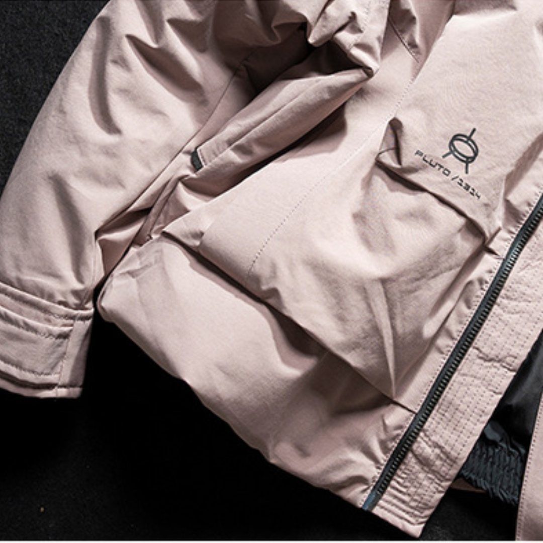 [YMORIGINAL] White Duck Down Big Pocket Hooded Jacket N849