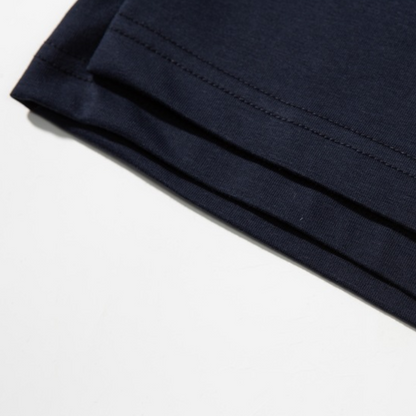 コットンポリエステル　ヘンリーネック　Tシャツ　N446