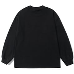 ヘビーウェイト　フロント切り替え　長袖Tシャツ　B538