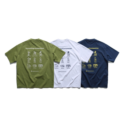 【Travelling Companion】プリント　Tシャツ　N1610