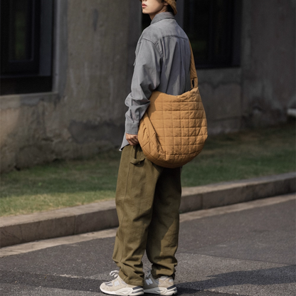Quilted Big Shoulder Bag N710